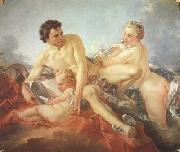 Francois Boucher The Education of Amor (mk08) oil painting reproduction